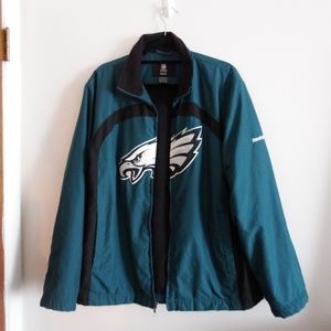 Phila Eagles Reebok NFL Team Apparel Jacket Mens S